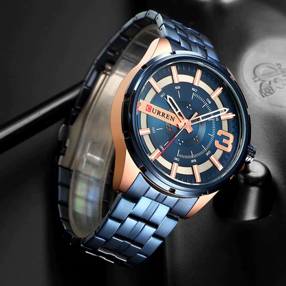 CURREN Original Brand Stainless Steel Band Wrist Watch For Couples With Brand (Box & Bag) US Arabia