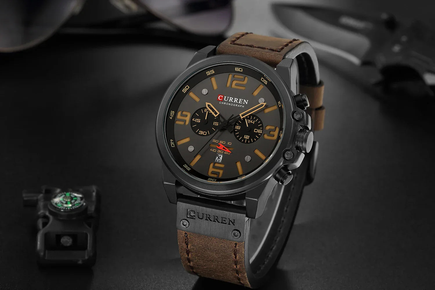 Curren 8314 Men Watch Leather US Arabia