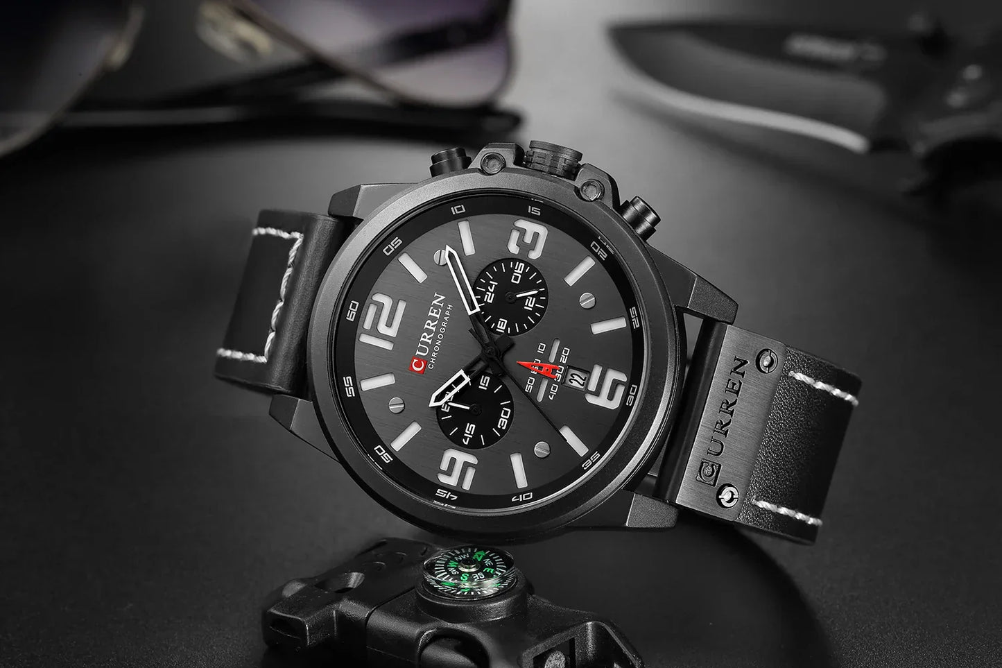 Curren 8314 Men Watch Leather US Arabia