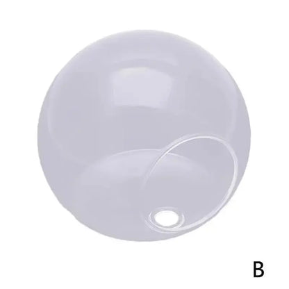Wall-Hanging Fish Bowl Acrylic Plexiglass Fish Bowl Aquarium Vase Flower Ornament Fish Tank Home Fish Plant Tank Pet Clear Y6R2.