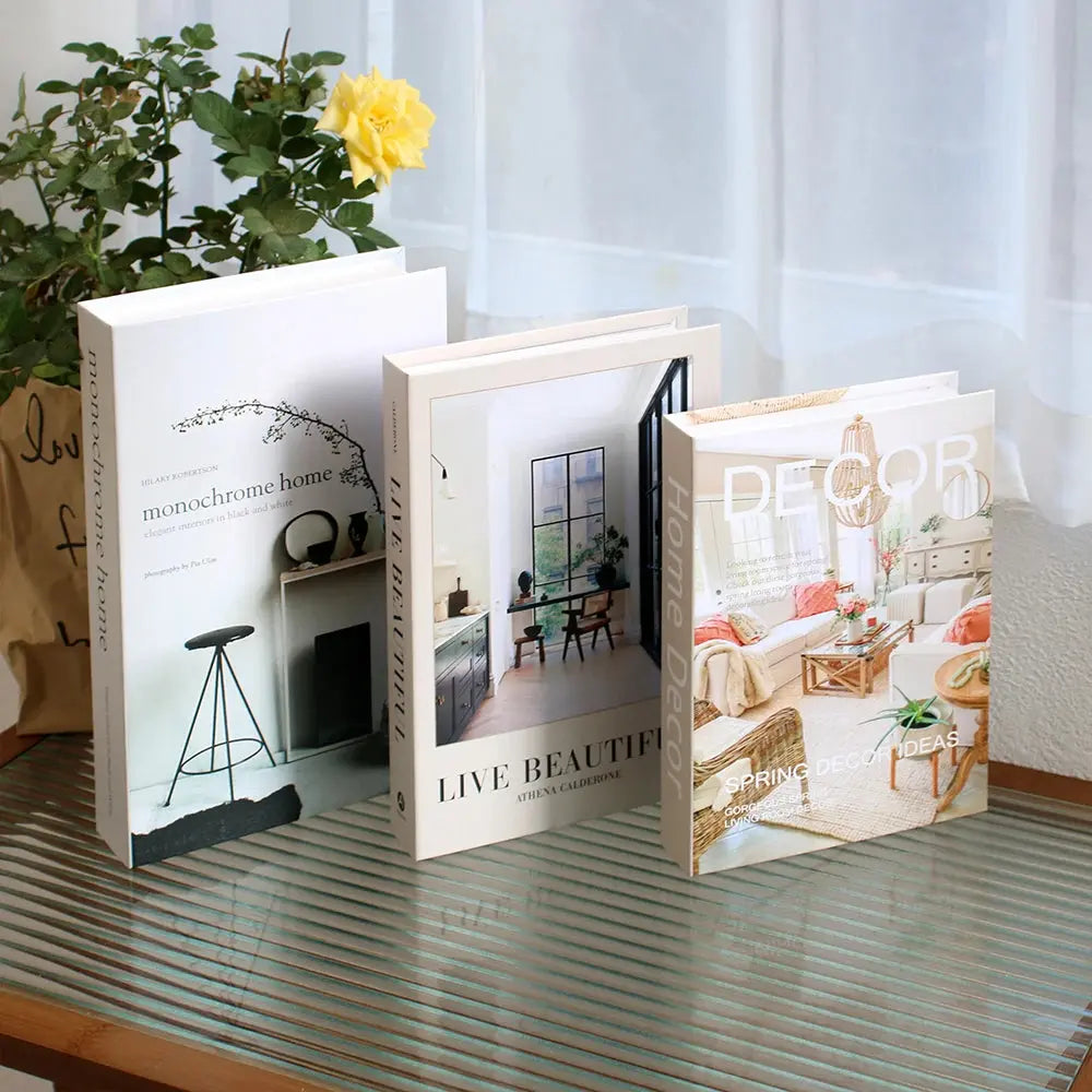 Home Decoration: Modern Fake Book for Styling - DesiNest.