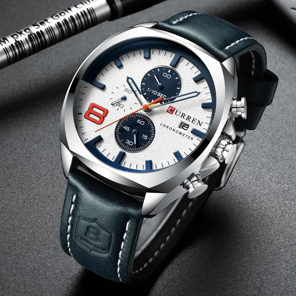 CURREN 8324 Leather Watches US Arabia
