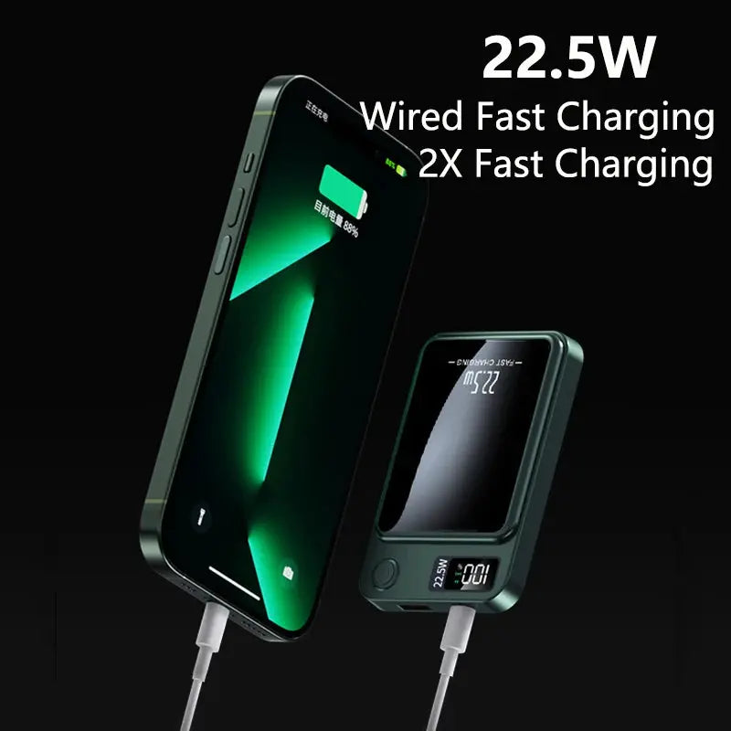Magnetic Wireless Power Bank 50000mAh 22.5W Fast.