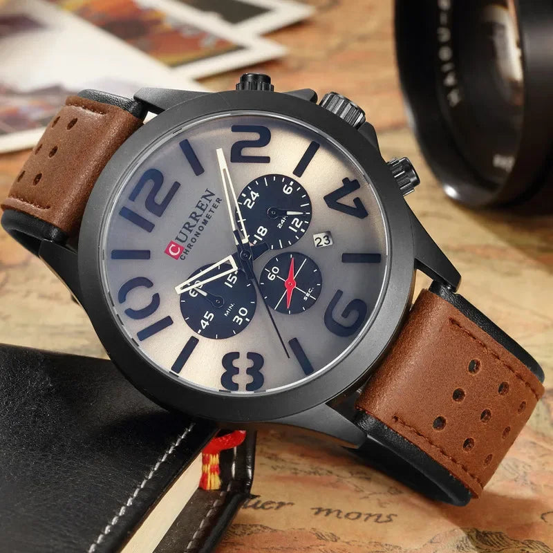 CURREN 8244 Luxury Leather US Arabia