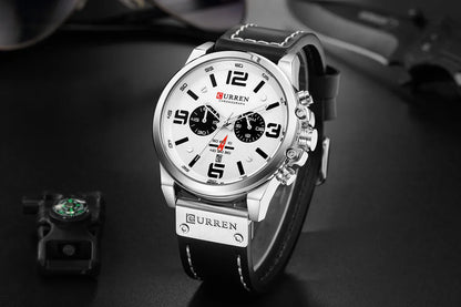 Curren 8314 Men Watch Leather US Arabia