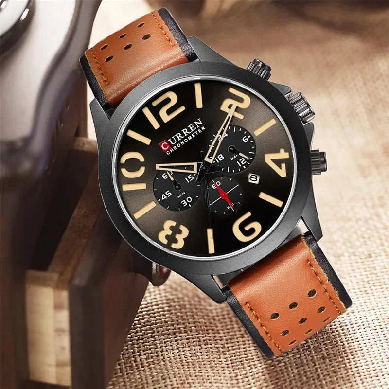 CURREN 8244 Luxury Leather US Arabia