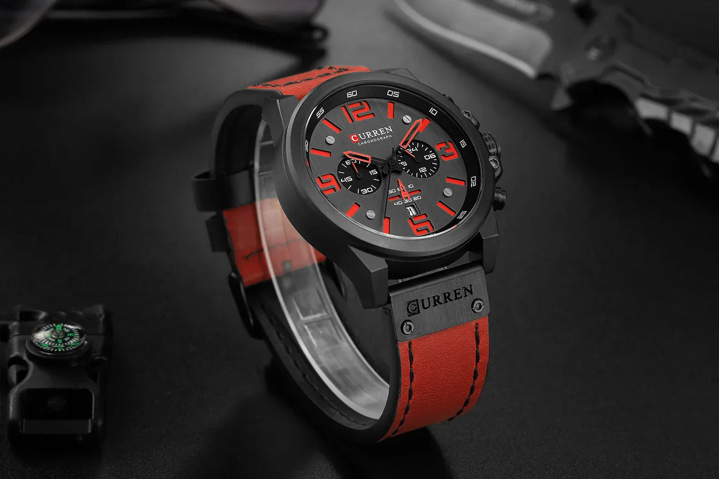 Curren 8314 Men Watch Leather US Arabia