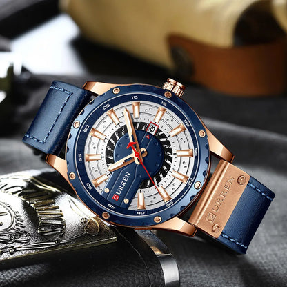 CURREN Watches Leather-8374 US Arabia