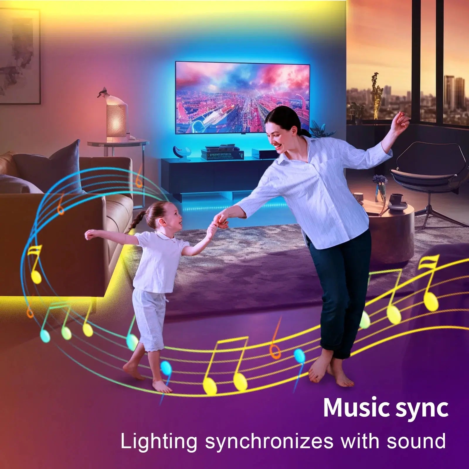 Led Strip Light for Smart Home Ambiance Control.