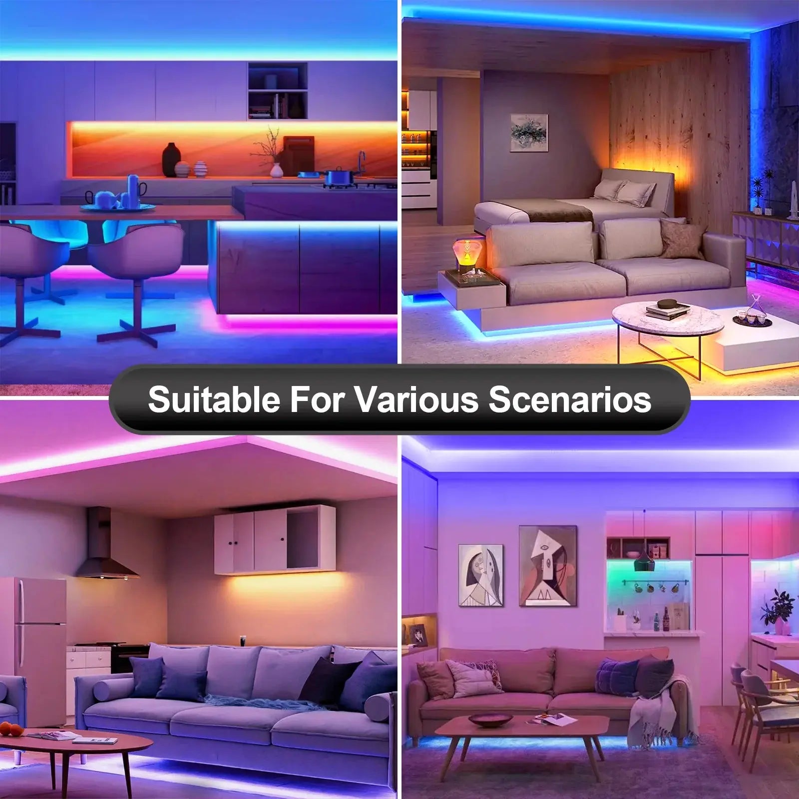 Led Strip Light for Smart Home Ambiance Control.