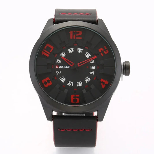 Casual Luxury Watches Leather-8258 US Arabia