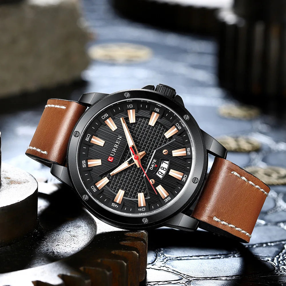 CURREN 8376 Leather Watch US Arabia
