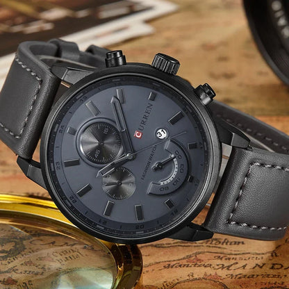 CURREN Men's Watches Leather-8217 US Arabia