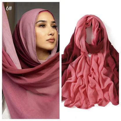 High-Quality Women Gradient Cotton Modal-Trendy Women's Fashion.