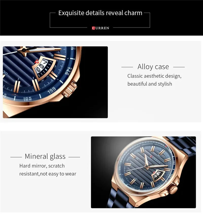 CURREN Men Watch  8375 US Arabia