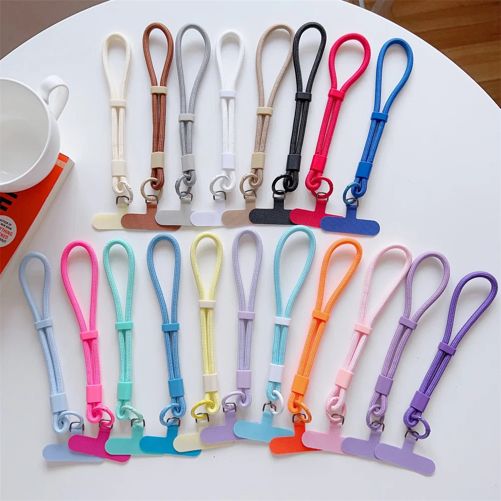 Mobile Phone Adjustable Short Lanyard Universal Colorful Hand Wrist Strap Rope for Cell Phone Case Accessories DesiNest
