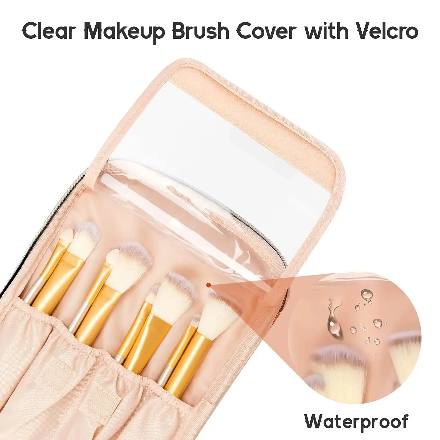 Large Capacity Makeup Bag – Portable Travel Cosmetic Organizer.