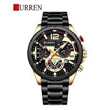 CURREN Original Brand Stainless Steel Band Wrist Watch For Men With Brand (Box & Bag)-8427 US Arabia