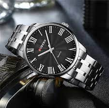 CURREN Original Brand Stainless Steel Band Wrist Watch For Men With Brand (Box & Bag)-8375 US Arabia